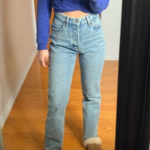 Abercrombie Curve Love Dad Jeans